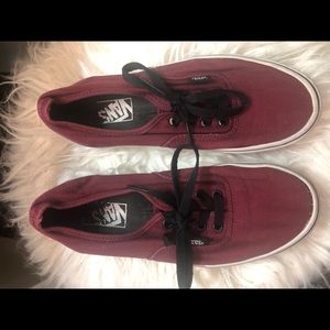 Maroon Vans